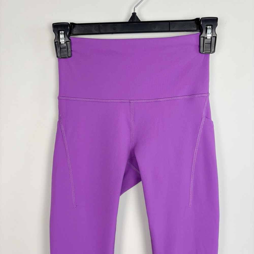 Lululemon Wunder Train High-Rise Tight with Pockets 25" Moonlit Magenta Size 4 - Picture 3 of 10